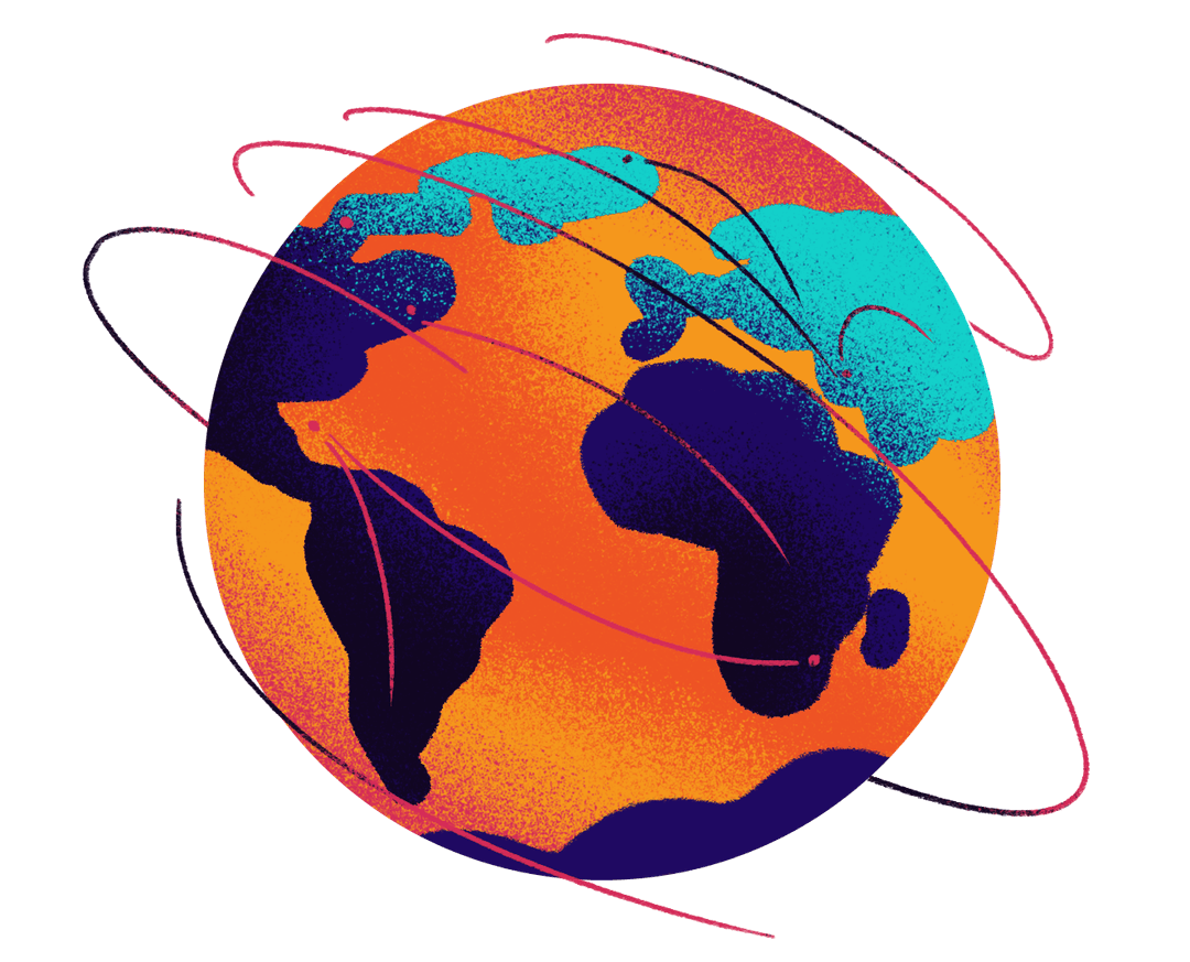 Globe illustration